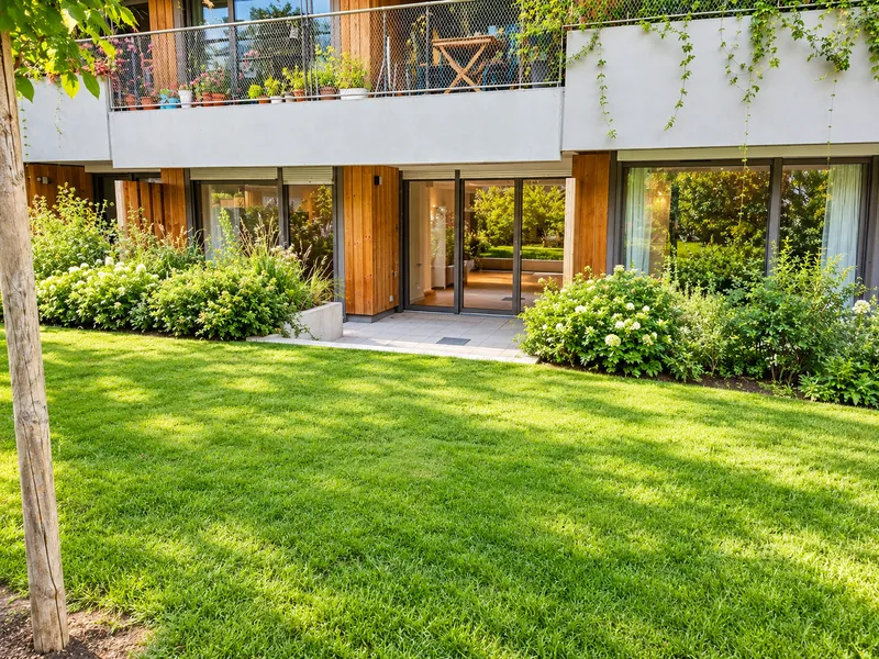 Moderne 2-Zimmer-Terrassenwohnung mit Garten & EBK im Neubau – Berlin-Pankow — photo 1